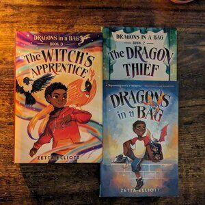 Dragons in a Bag Trilogy Book Set 1-3, Thief, Witch Apprentice By Elliott, Zetta